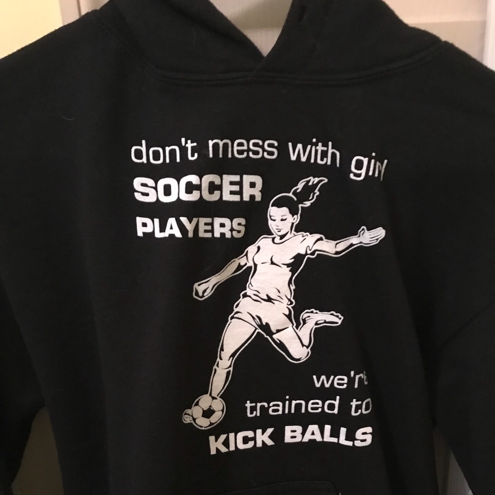 Soccer girl sweatshirt